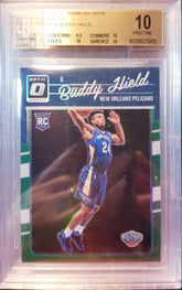 BUDDY HIELD 2016-17 PANINI OPTIC RATED RATED ROOKIE GREEN PRIZM #/5 1/1 POP1 BGS 10 PRISTINE RC KINGS